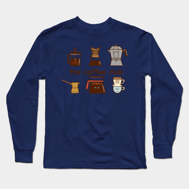 The Coffee Club Long Sleeve T-Shirt by Fluffymafi